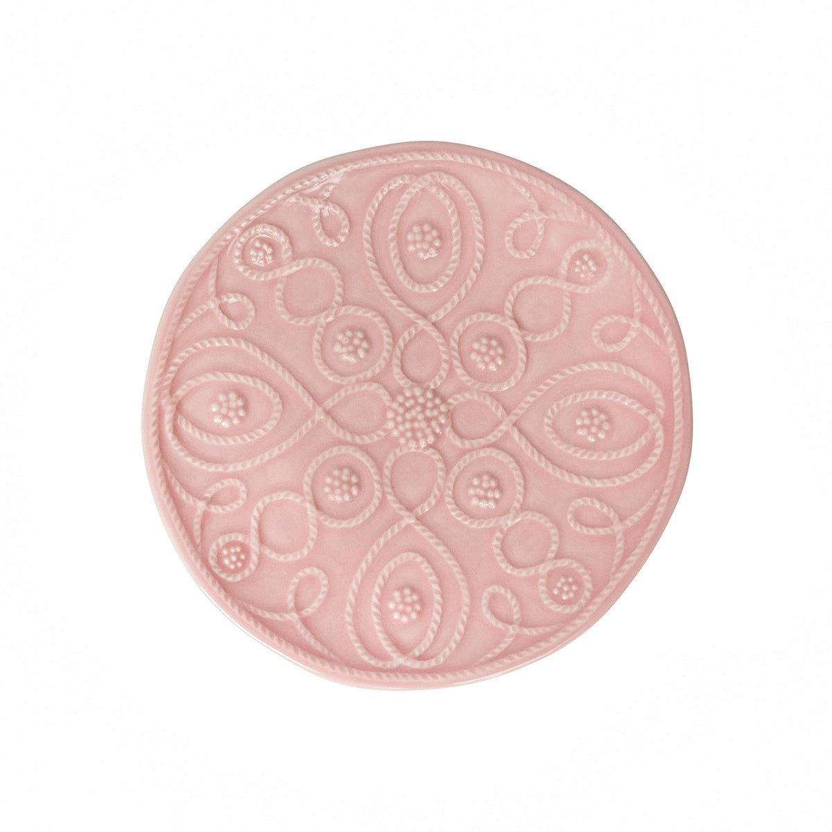 Jardins du Monde Side/Cocktail Plate Assorted Set/4 - Blush