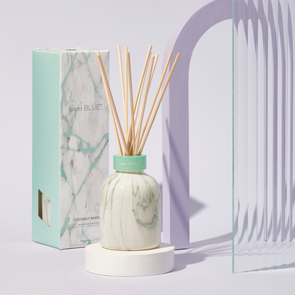 Coconut Santal Modern Marble Petite Reed Diffuser, 5.7 fl oz