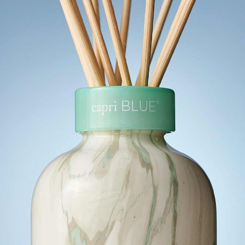 Coconut Santal Modern Marble Petite Reed Diffuser, 5.7 fl oz