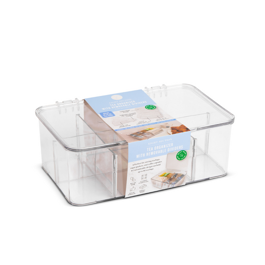 8-Section Tea Organizer - Clear