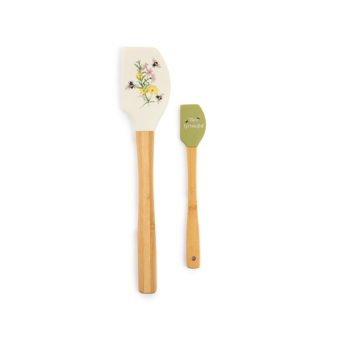 2pc B&S Ptd Spatula Lg/Mini - Bee Grateful