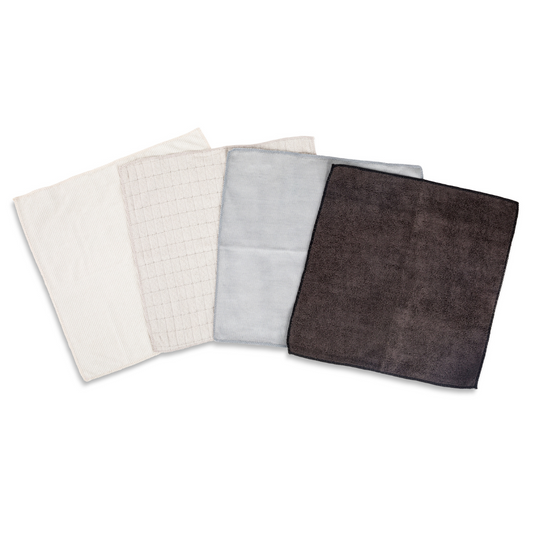 4pc Multipurpose Microfiber Cloths