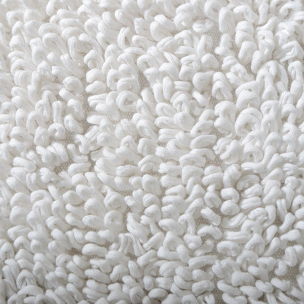 Serenity Bath Mat Reversible 100% Cotton Tufted White 20" X 32"