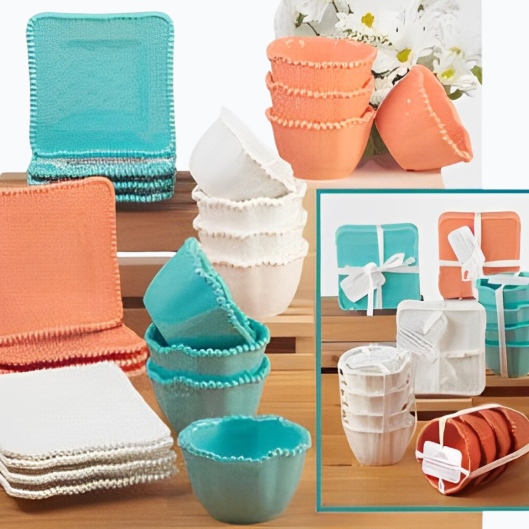 Perlette Cream Set of 4 4.625in Dipping Bowls