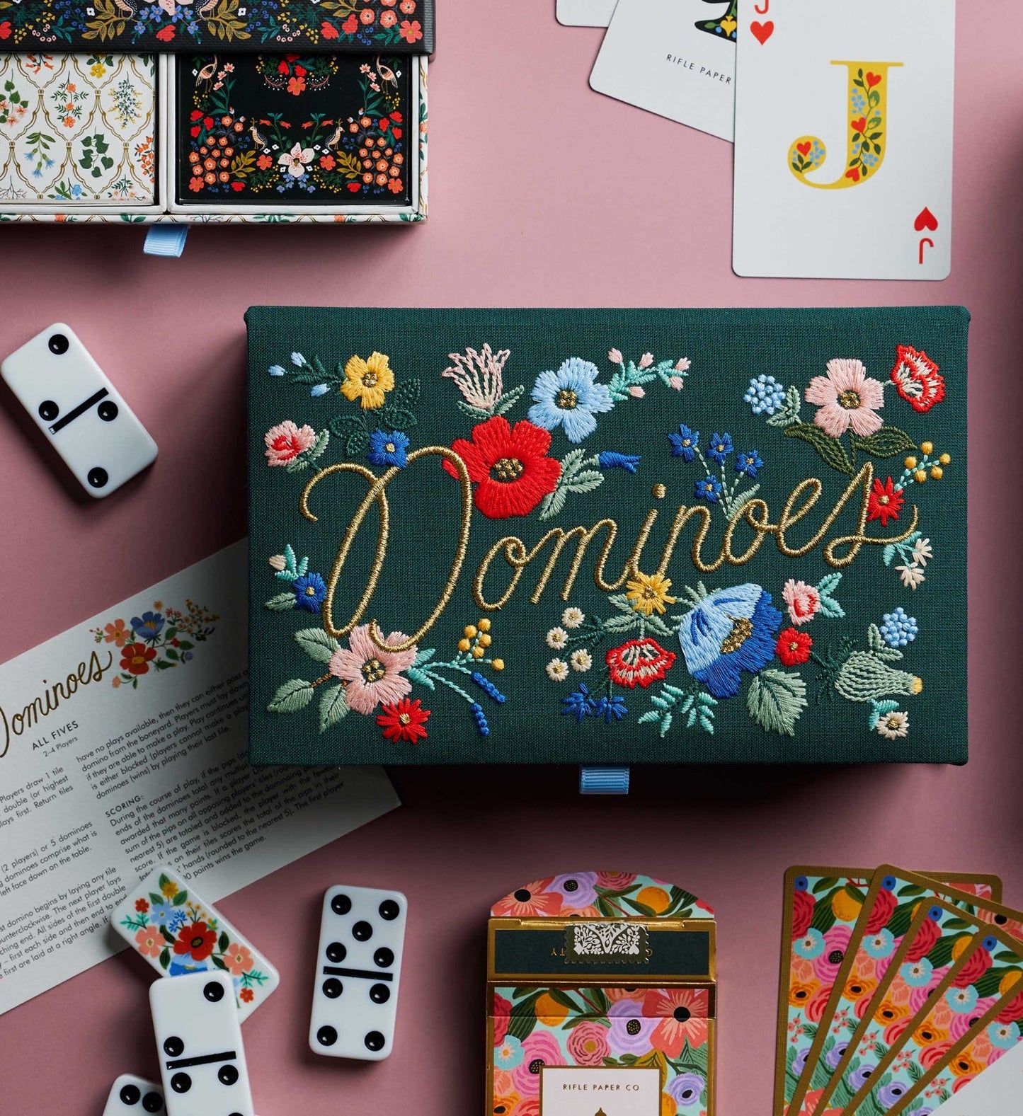 Strawberry Fields Dominoes Set