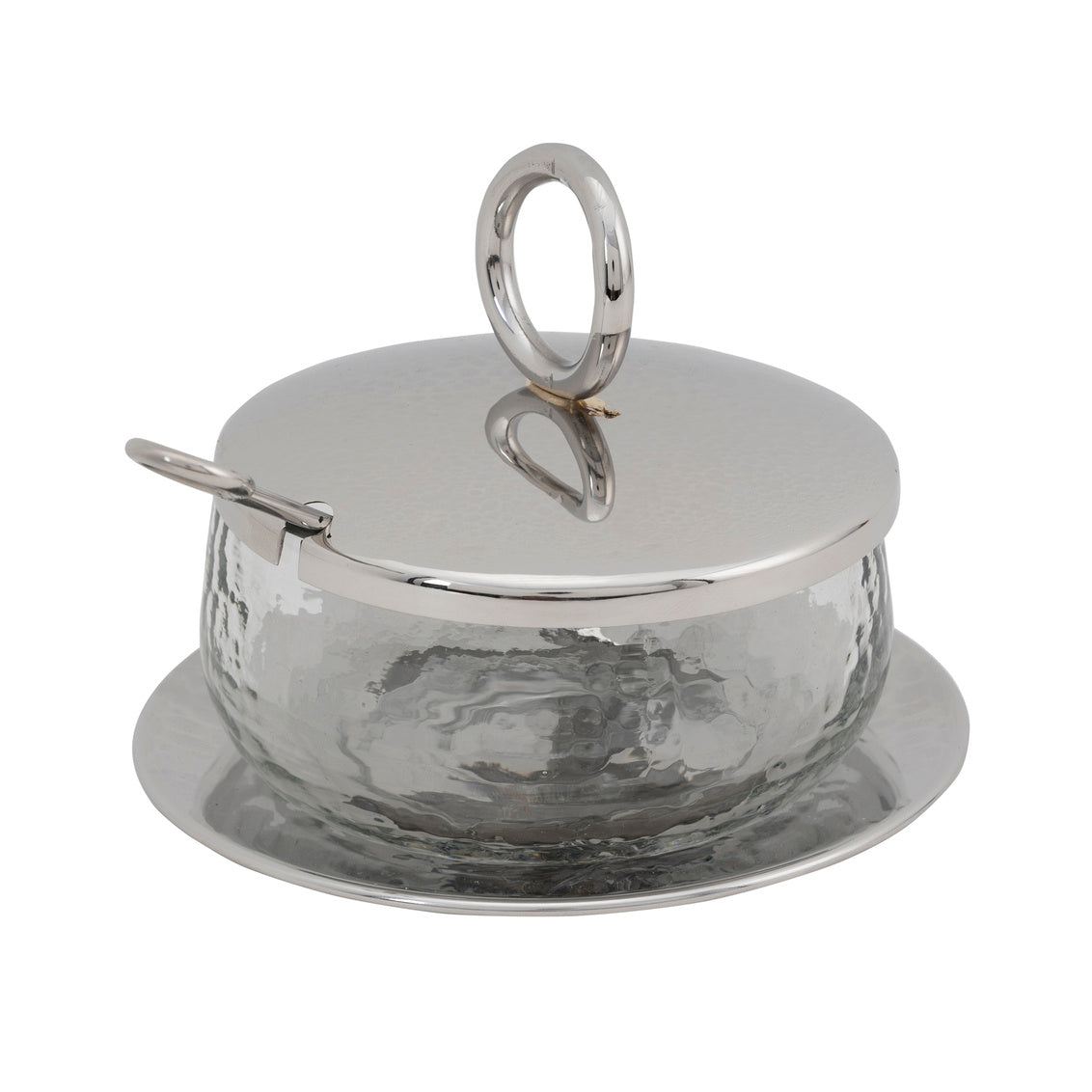Sphere Honey Jar With Plate Sl