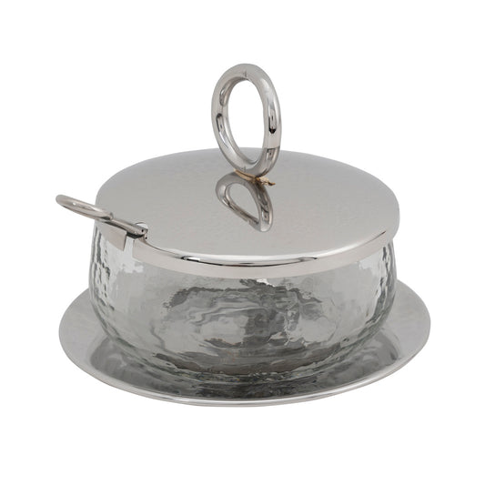 Sphere Honey Jar With Plate Sl