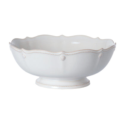 Berry & Thread 11" Footed Fruit Bowl - Whitewash