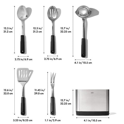 6-piece Prep & Serve Kitchen Tool Set