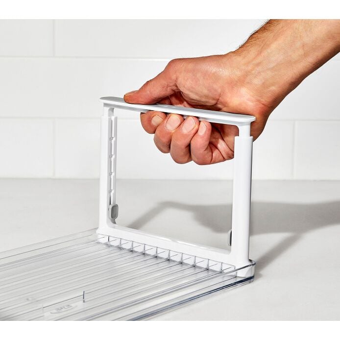 Adjustable Refrigerator Shelf Riser