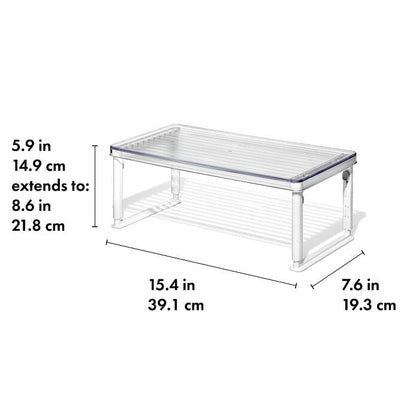 Adjustable Refrigerator Shelf Riser