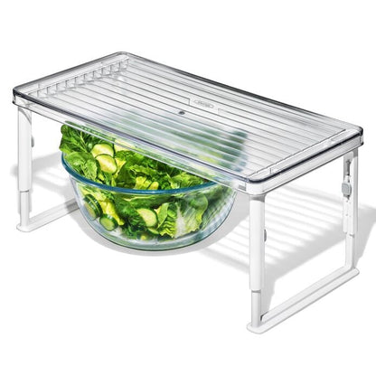 Adjustable Refrigerator Shelf Riser