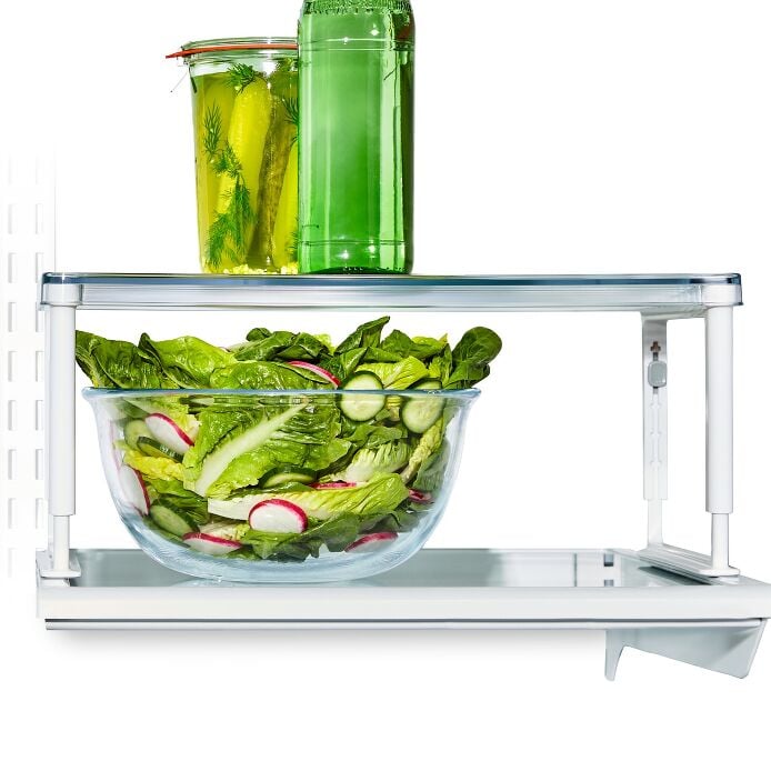 Adjustable Refrigerator Shelf Riser