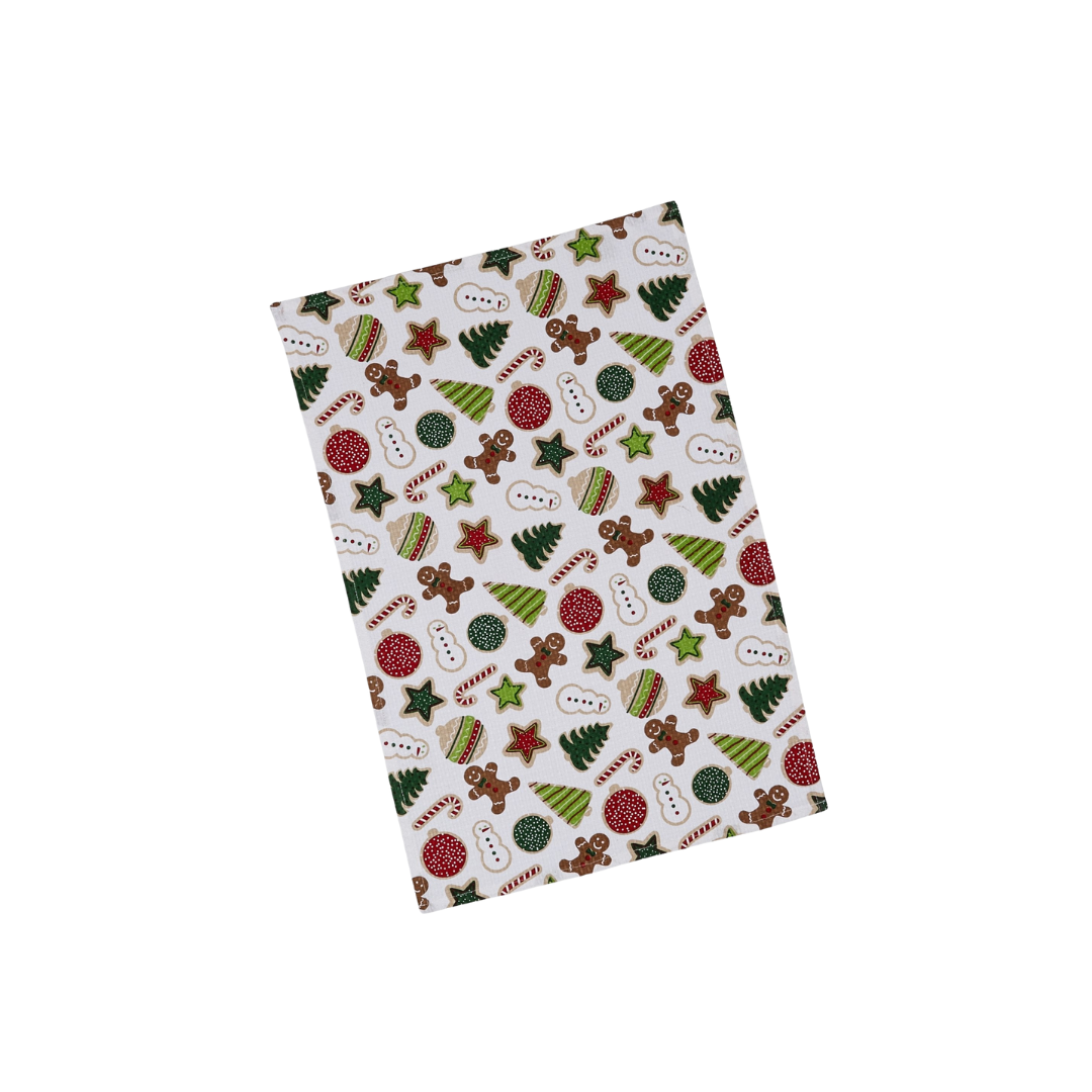 Holiday Cookies Printed Dishtowel