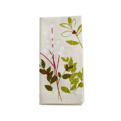 Holiday Botanical Napkin Natural 20"