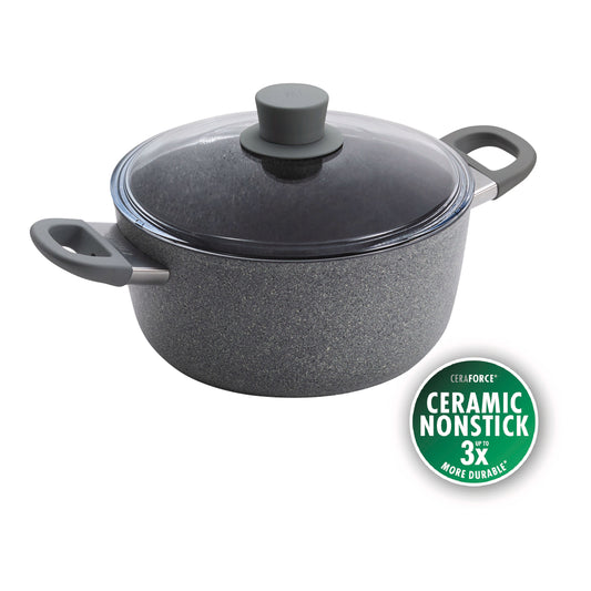 Parma Plus Aluminum, Ceramic Nonstick Dutch Oven With Lid