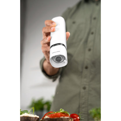 Enfinigy Electric Salt/Pepper Mill, White