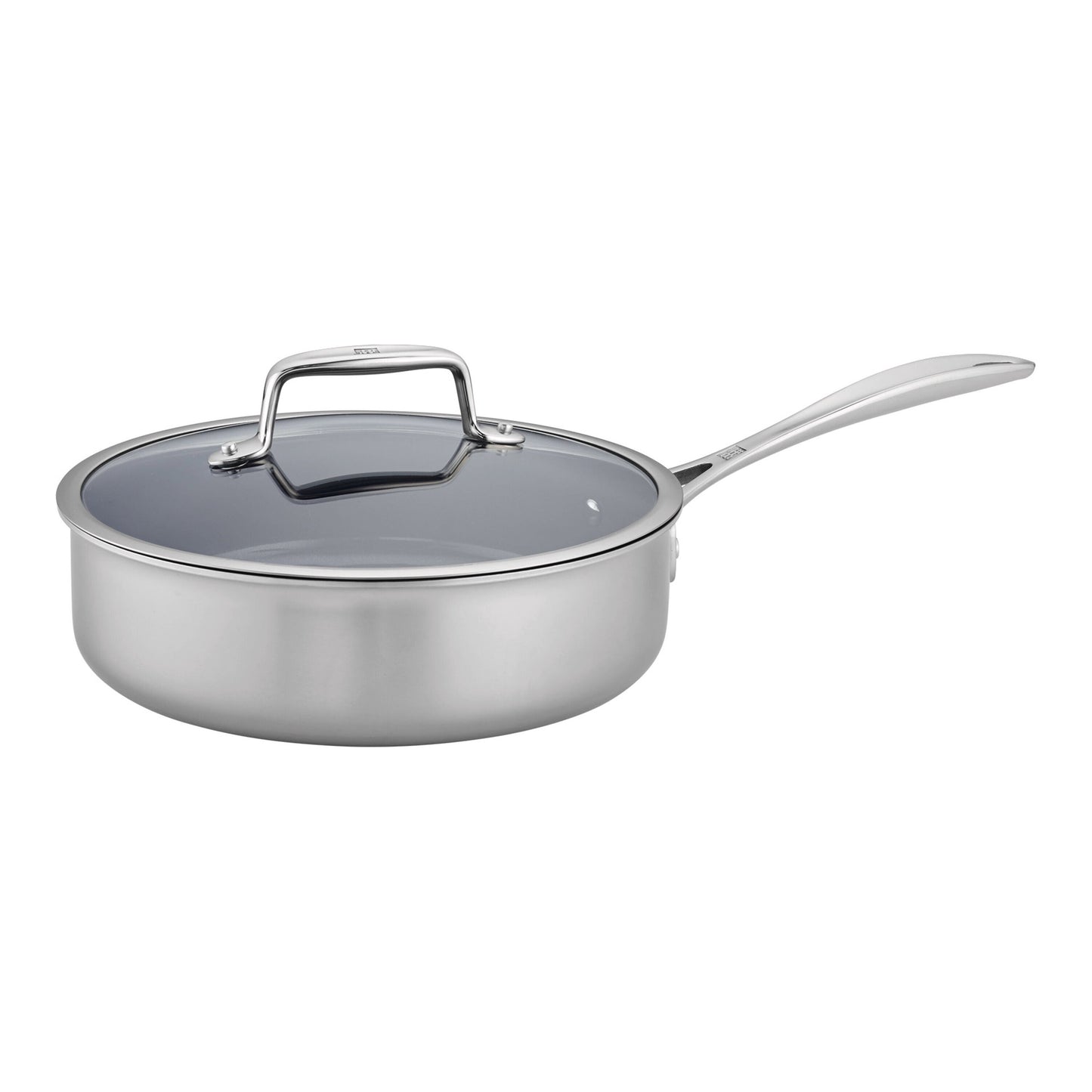 CLAD Non-Stick, Stainless Steel Ceramic Sauté Pan 3 qt