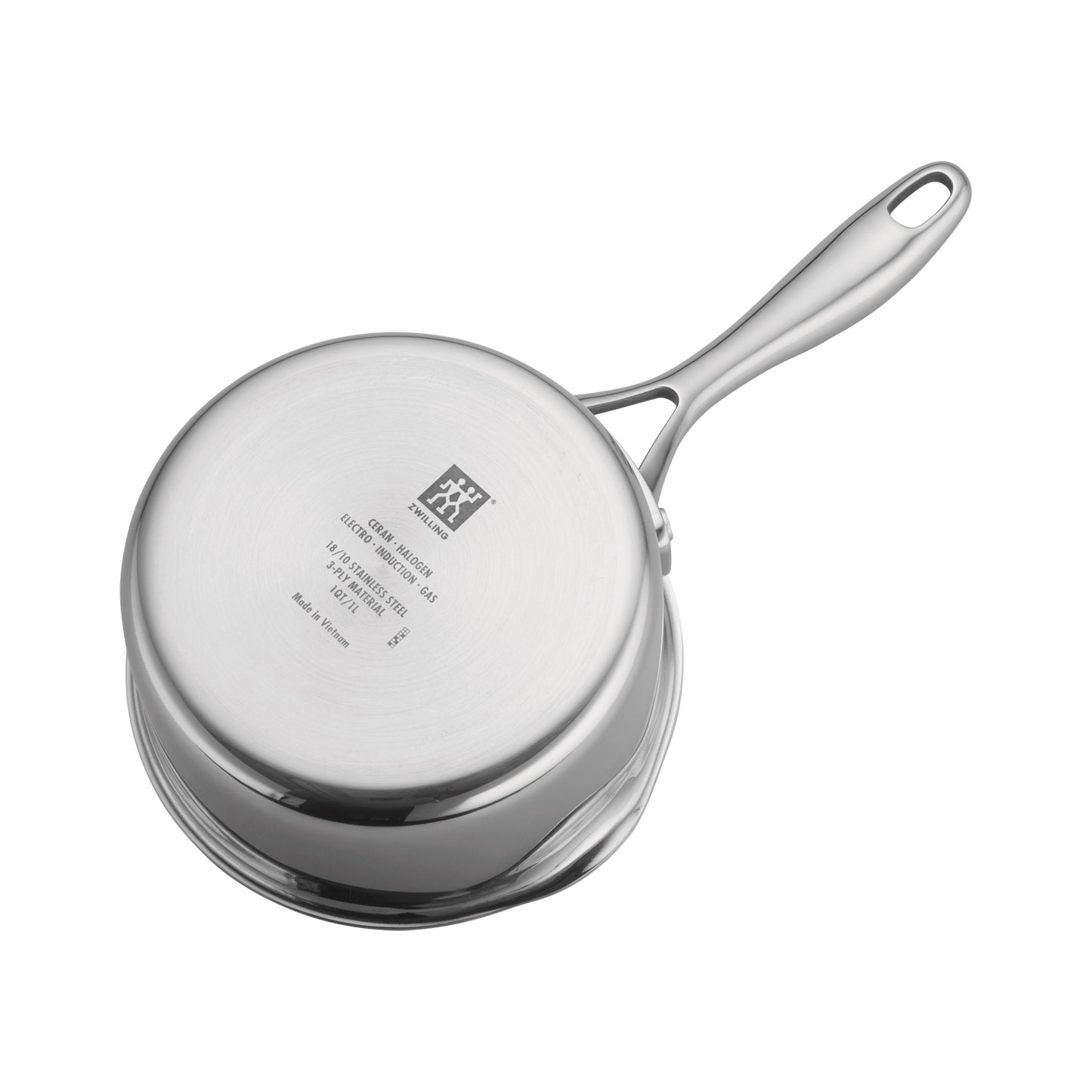 CLAD Non-Stick Stainless Steel Ceramic 1 qt Saucepan
