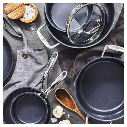 CLAD Non-Stick, Stainless Steel Ceramic Sauté Pan 3 qt