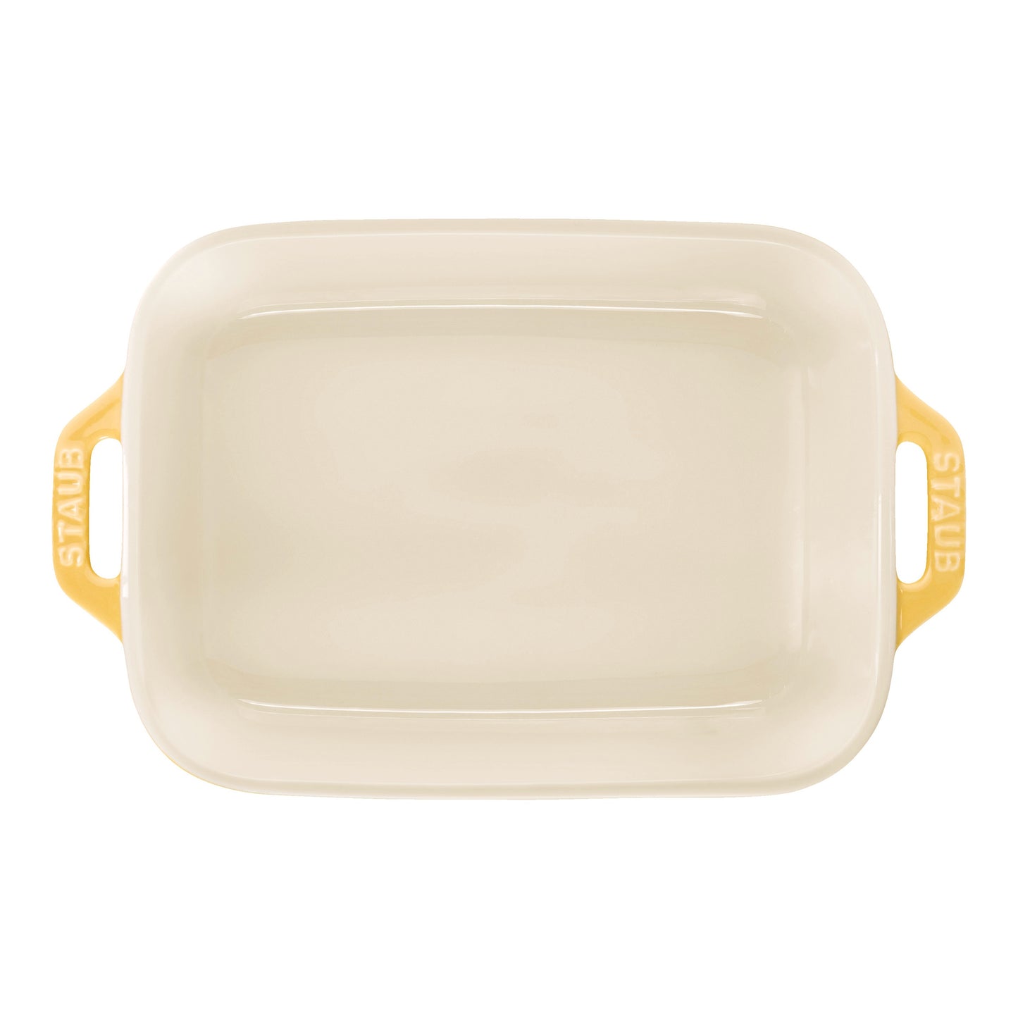 Staub Rectangular Baking Dish Set of 2, Citron