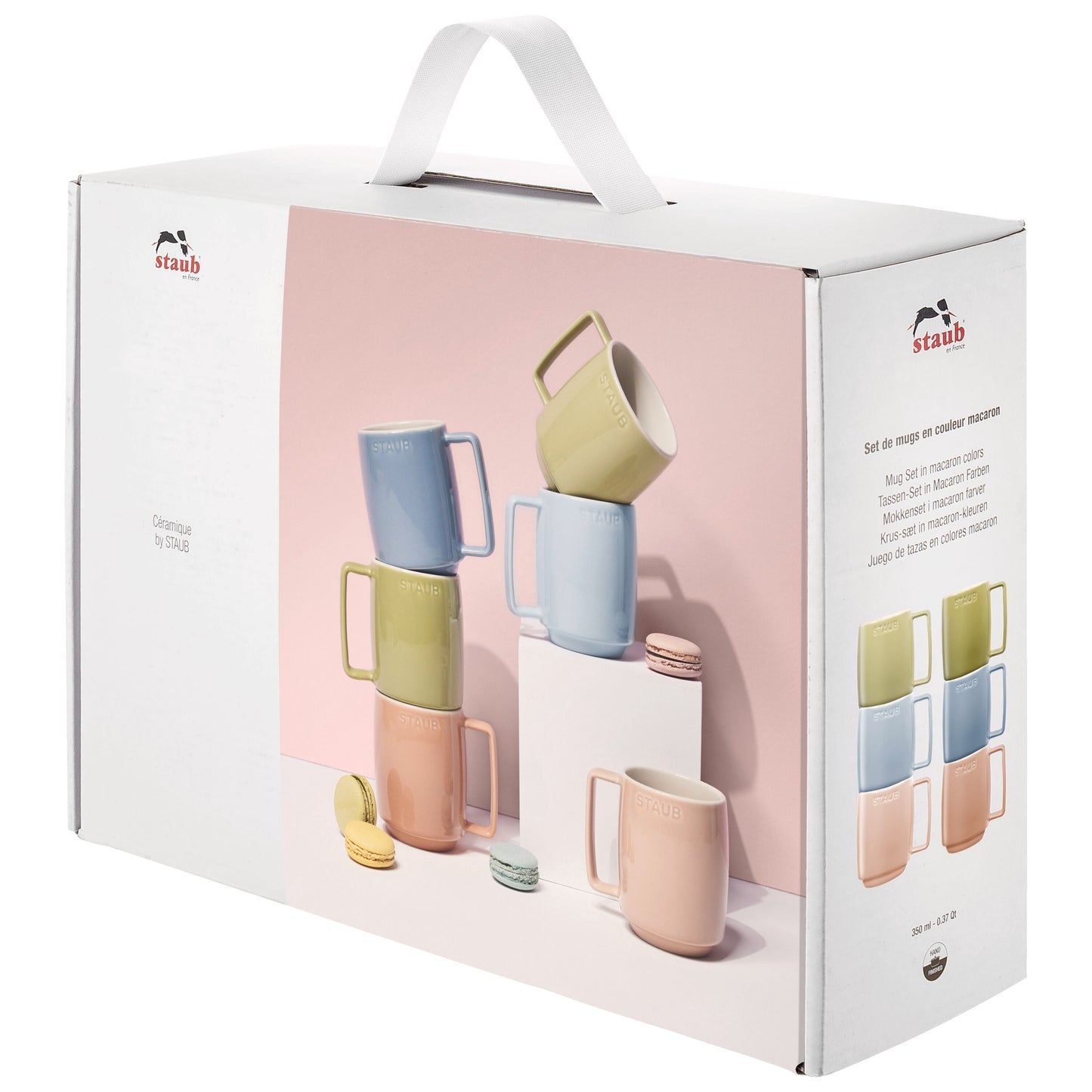 Staub 11.8-oz Macaron Coffee/Tea Mugs Set of 6