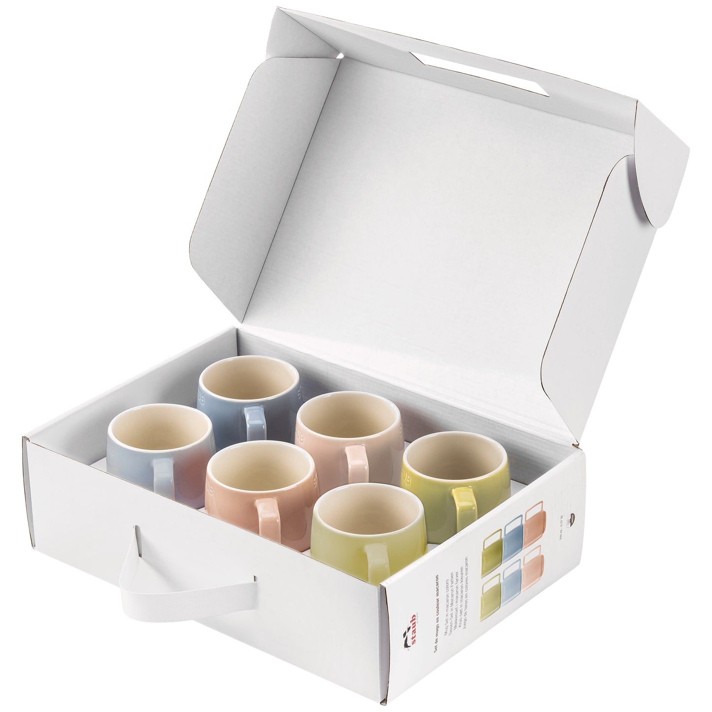 Staub 11.8-oz Macaron Coffee/Tea Mugs Set of 6