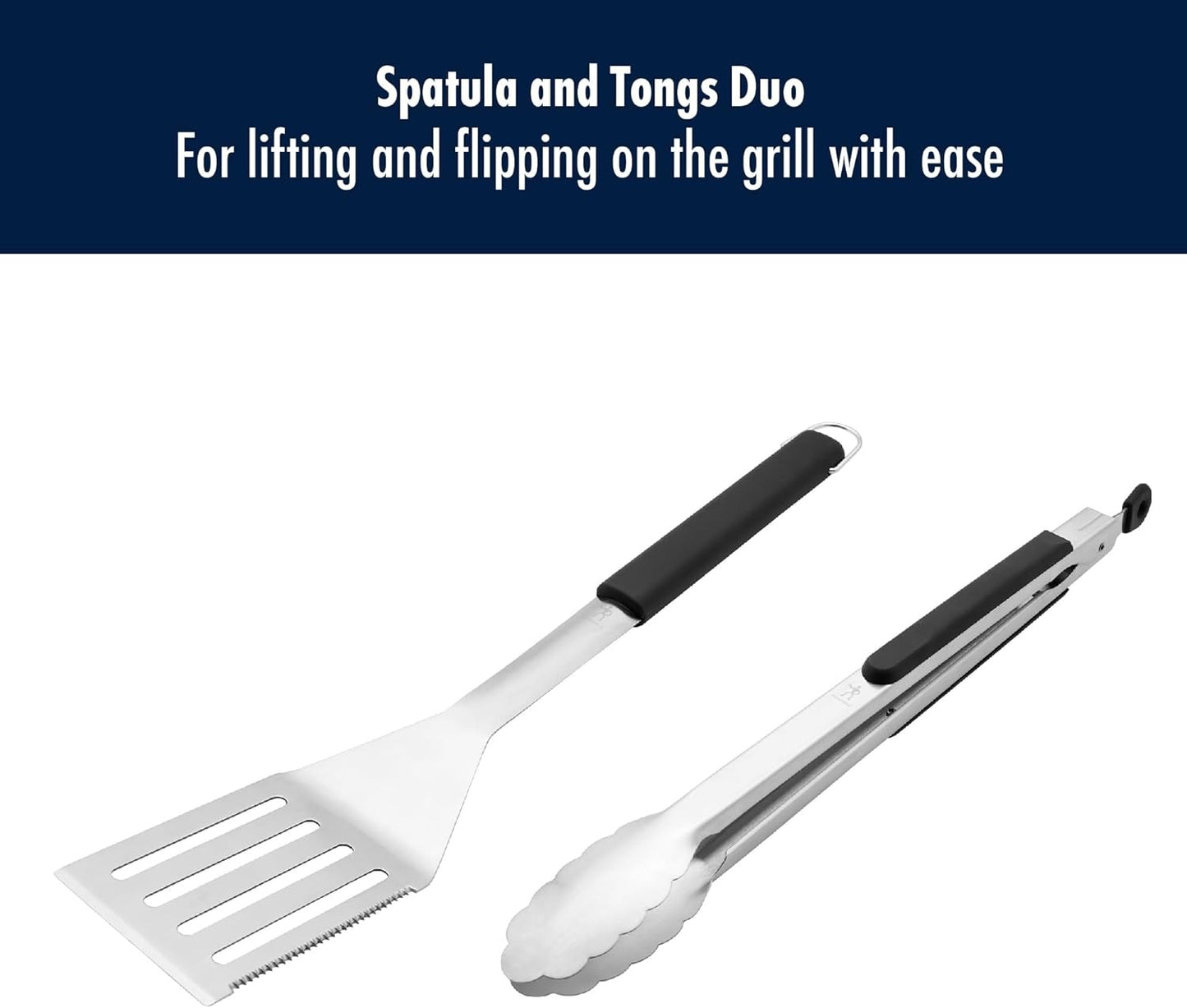 BBQ 2-pc Stainless Steel Grill Tool Set