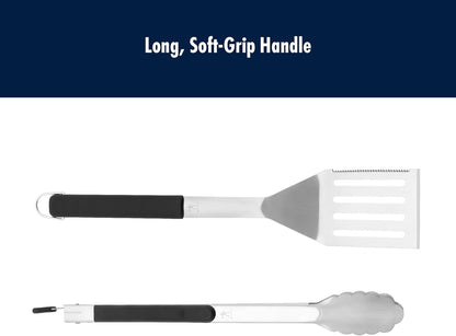 BBQ 2-pc Stainless Steel Grill Tool Set
