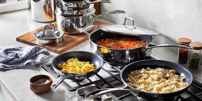 CLAD Non-Stick Stainless Steel Ceramic 1 qt Saucepan