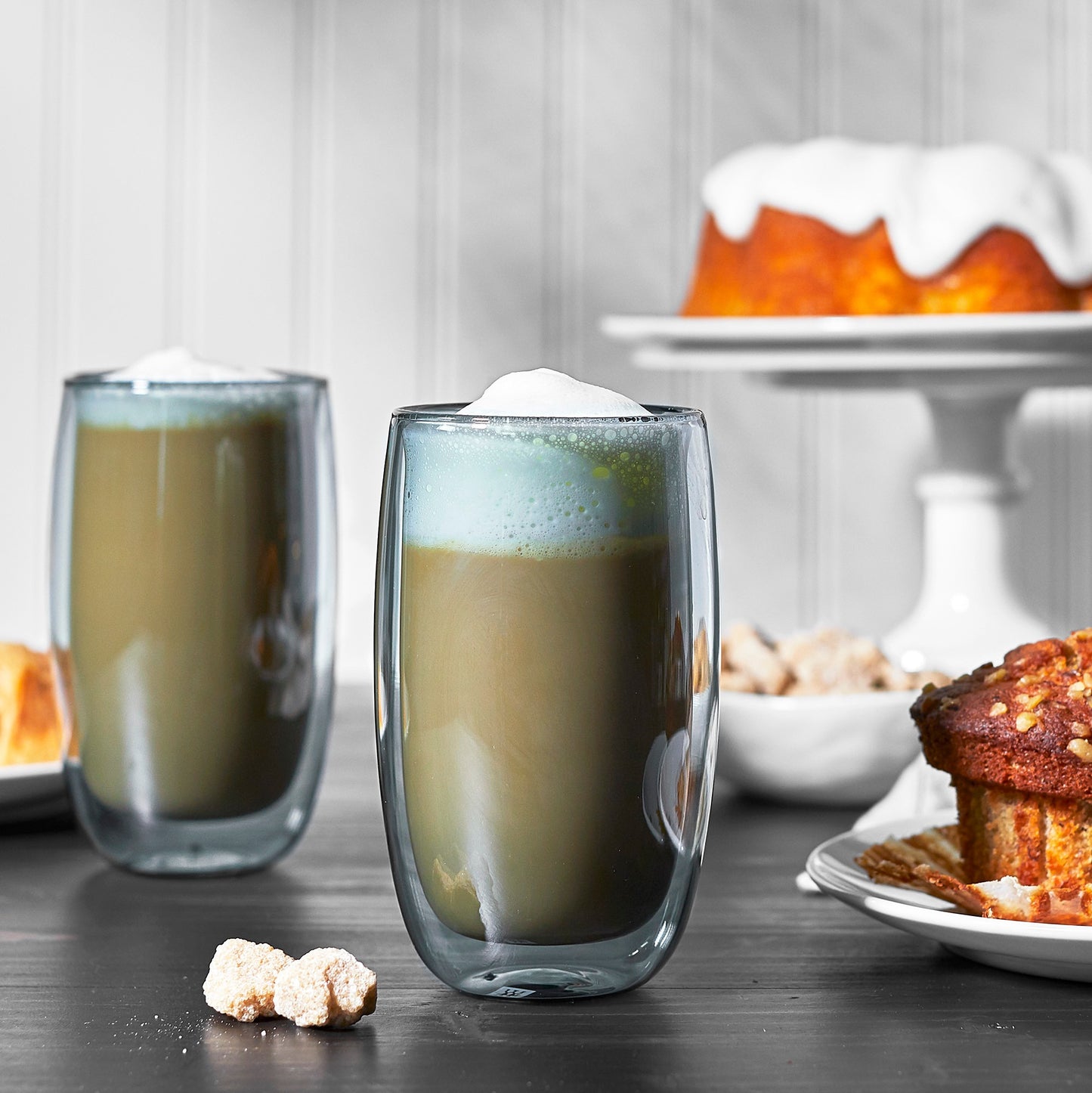 Sorrento 2-pc Double-Wall Latte Glass Set