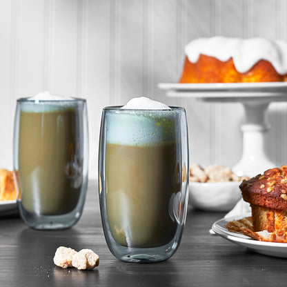 Sorrento 2-pc Double-Wall Latte Glass Set
