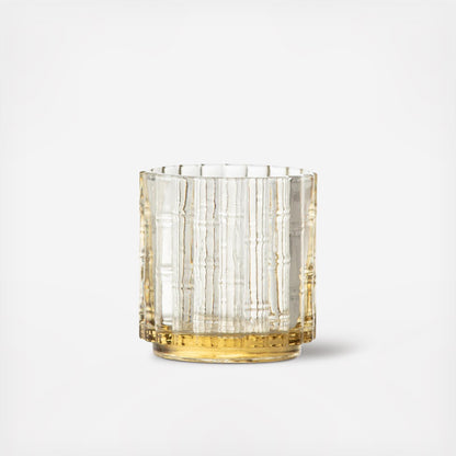 Mahalo Ginger Gold Double Old Fashioned Glass, Set of 4
