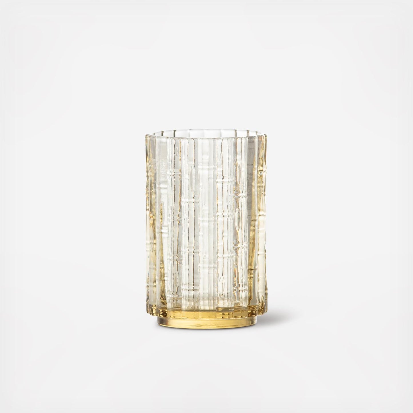 Mahalo Ginger Gold Iced Beverage Glass, Set of 4