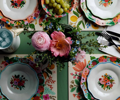 Garden Party Melamine Assorted Dessert Plates