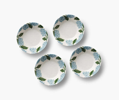 Hydrangea Melamine Bowls
