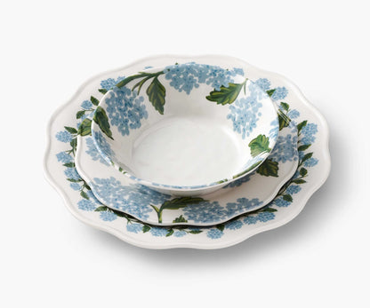 Hydrangea Melamine Bowls