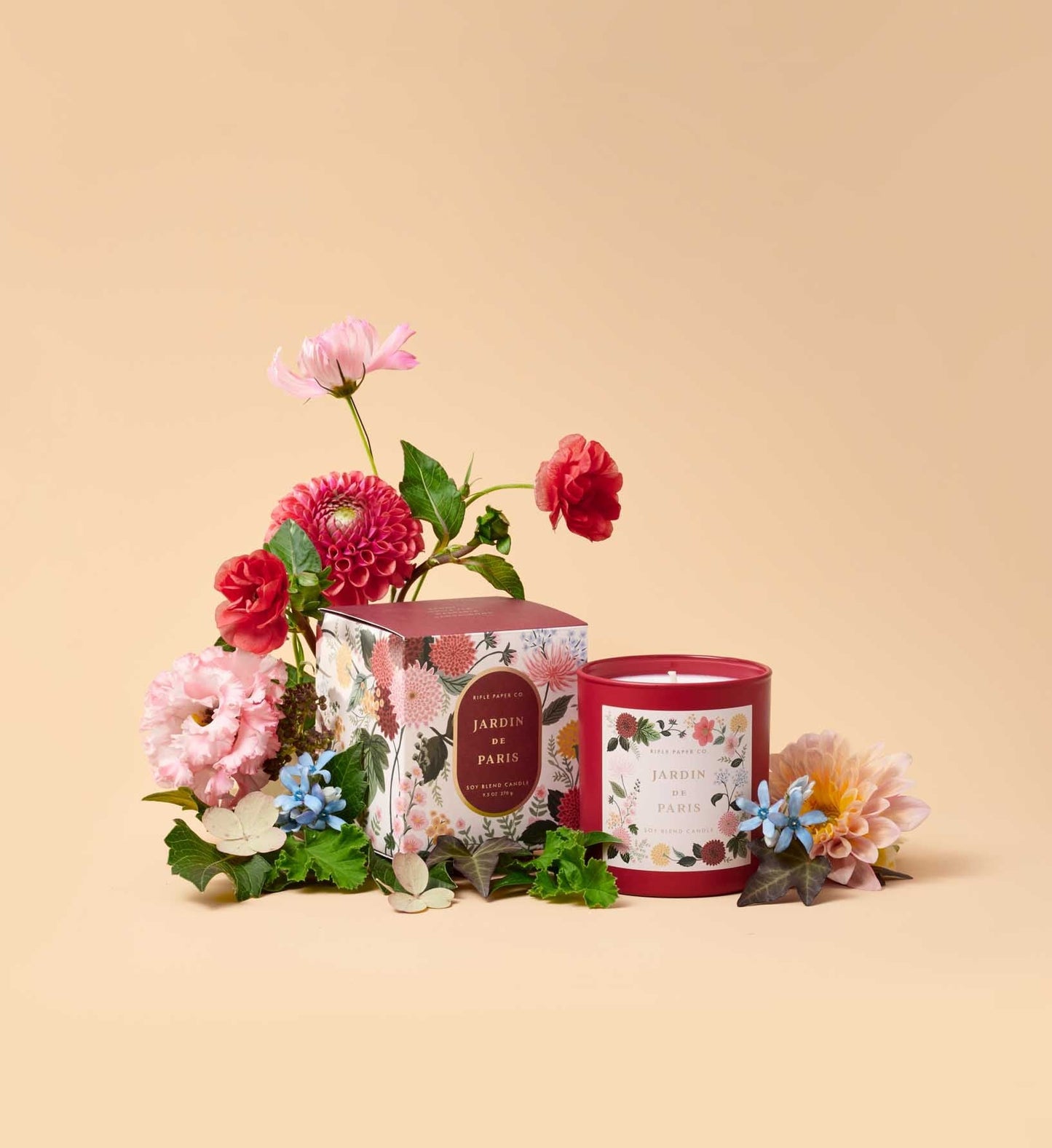 Dahlia Jardin de Paris 9 oz Glass Candle