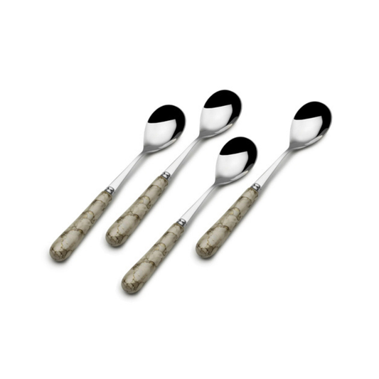 Westwind 4-Piece Coffee Spoon Set with Ceramic Handles