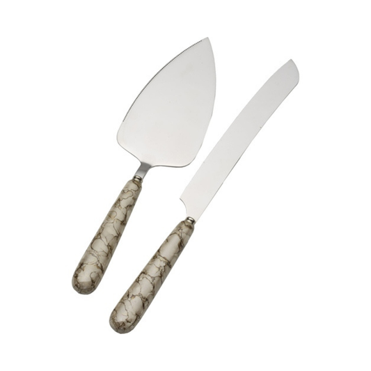 Westwind 2-Piece Ceramic Handle Dessert Set