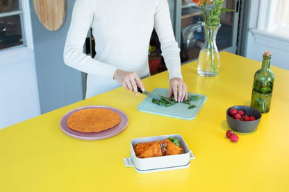Make & Take Lunch Box, Medium, Plastic - Light Gray