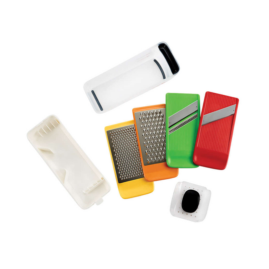 Grate and Slice 6-Piece Flat Grater Set