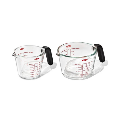 2-Cup and 4-Cup Glass Measuring Cup Set