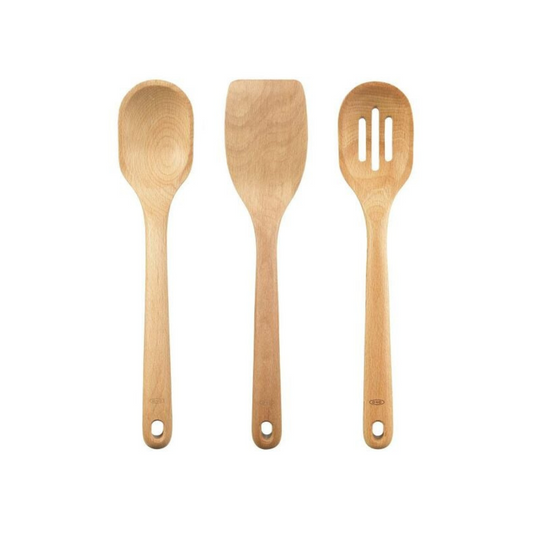 3 Piece Wooden Utensil Set
