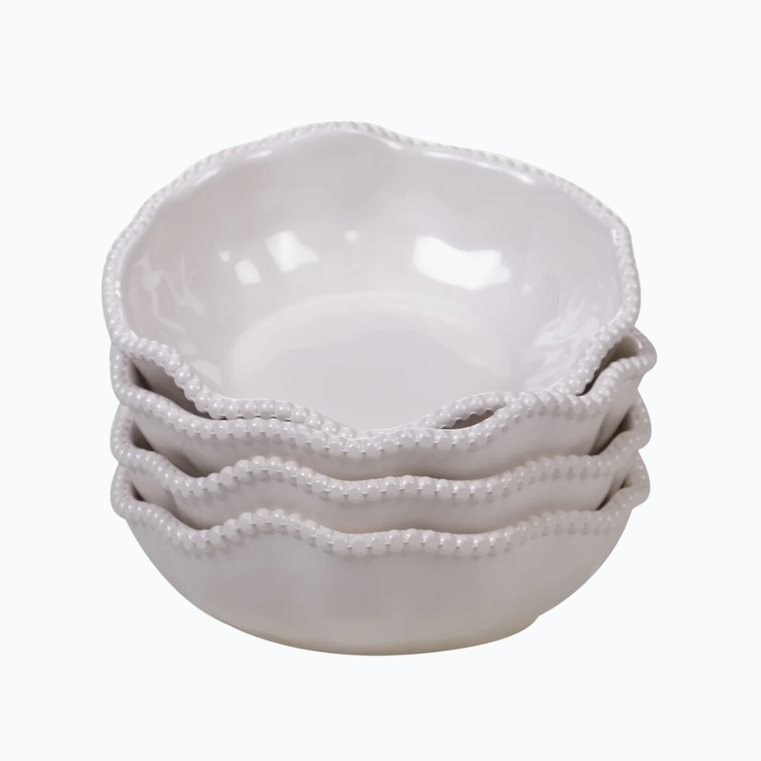 Perlette Cream All Purpose Bowl 7.5 in x 2 in