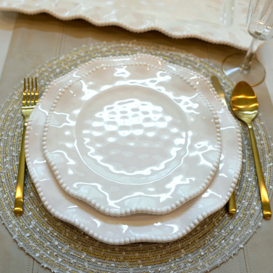 Perlette Cream Salad Plate 9 in