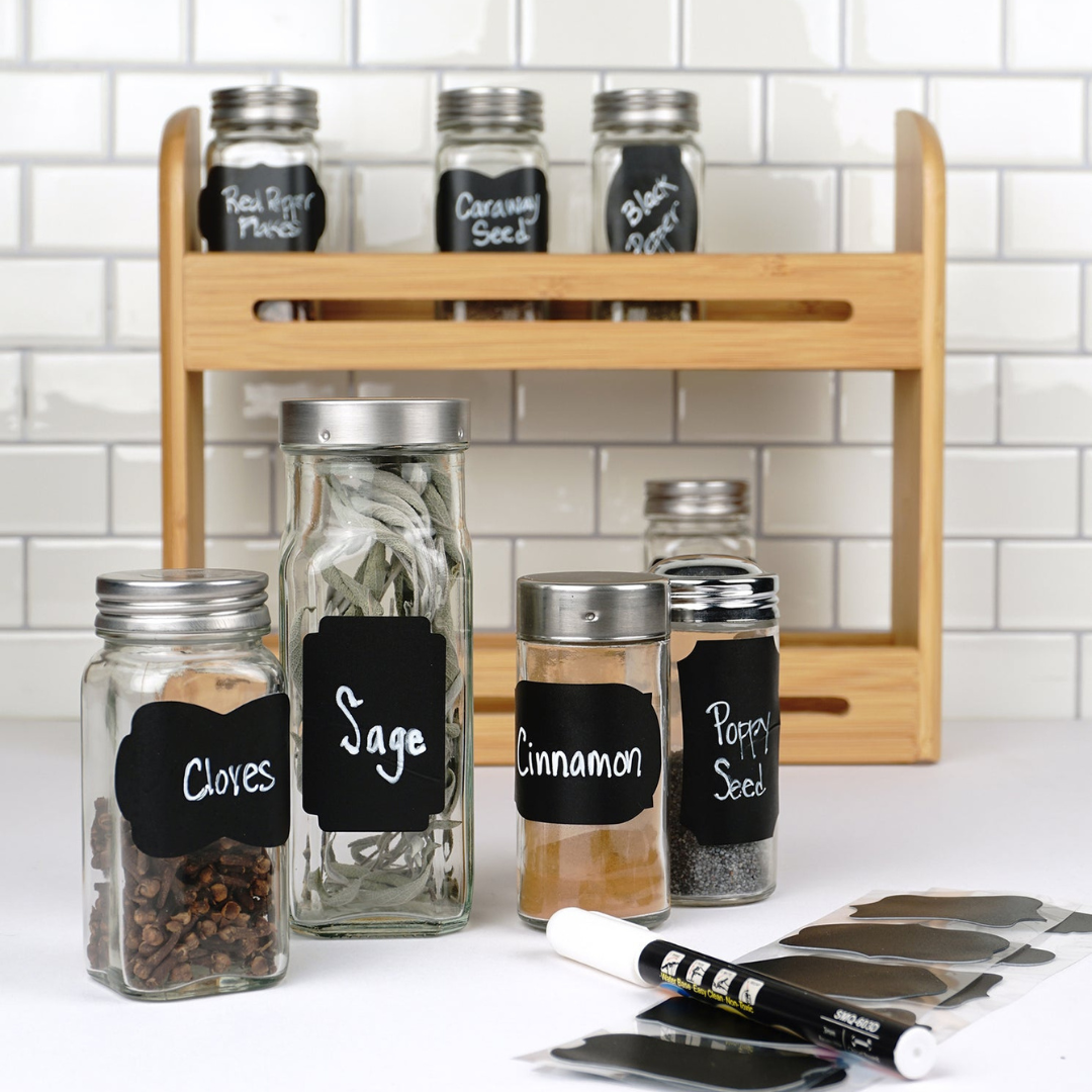 Reusable Spice Labels - Set of 30