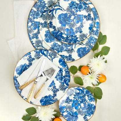 Royal English Garden Enamel Salad/Dessert Plate