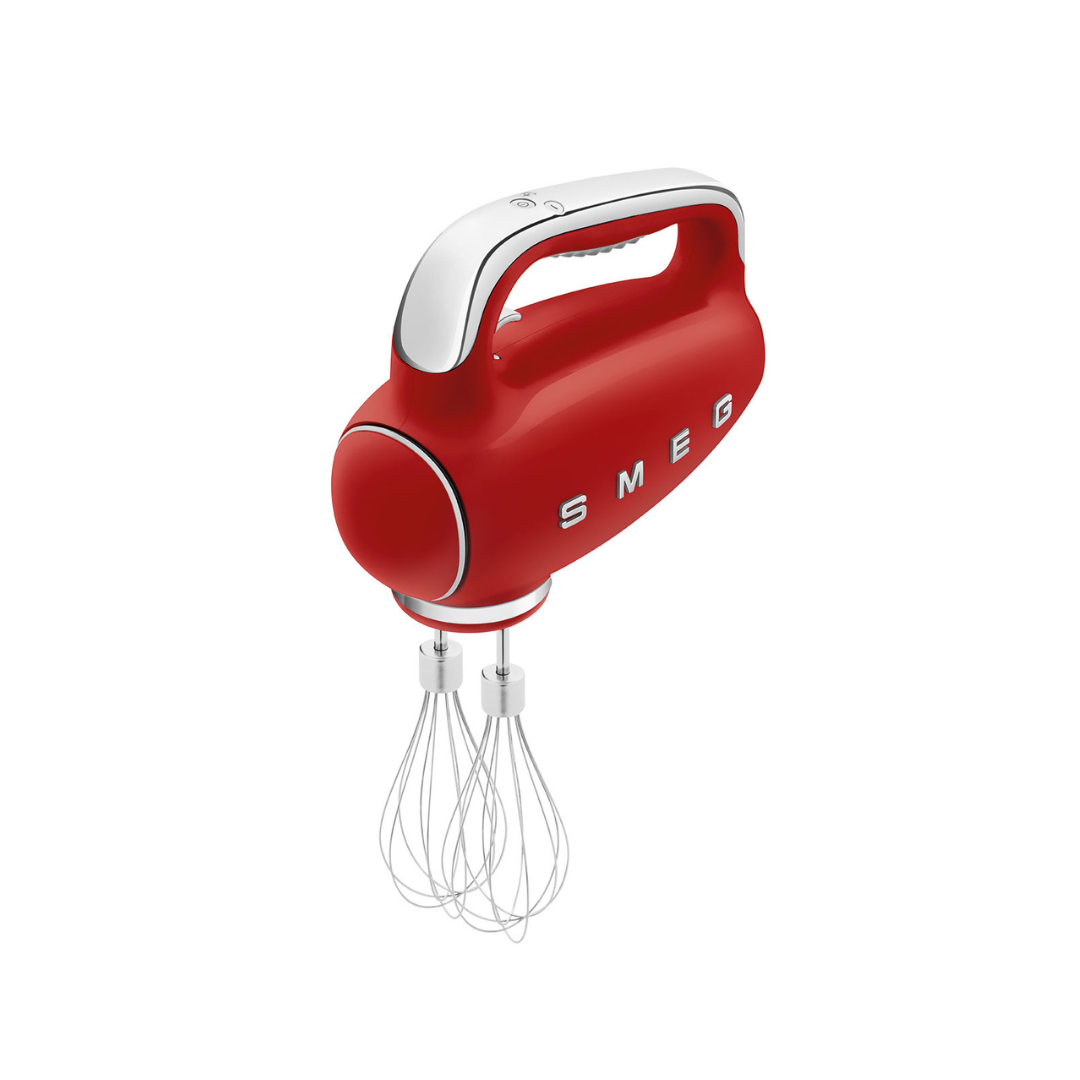 Retro-Style Red Hand Mixer