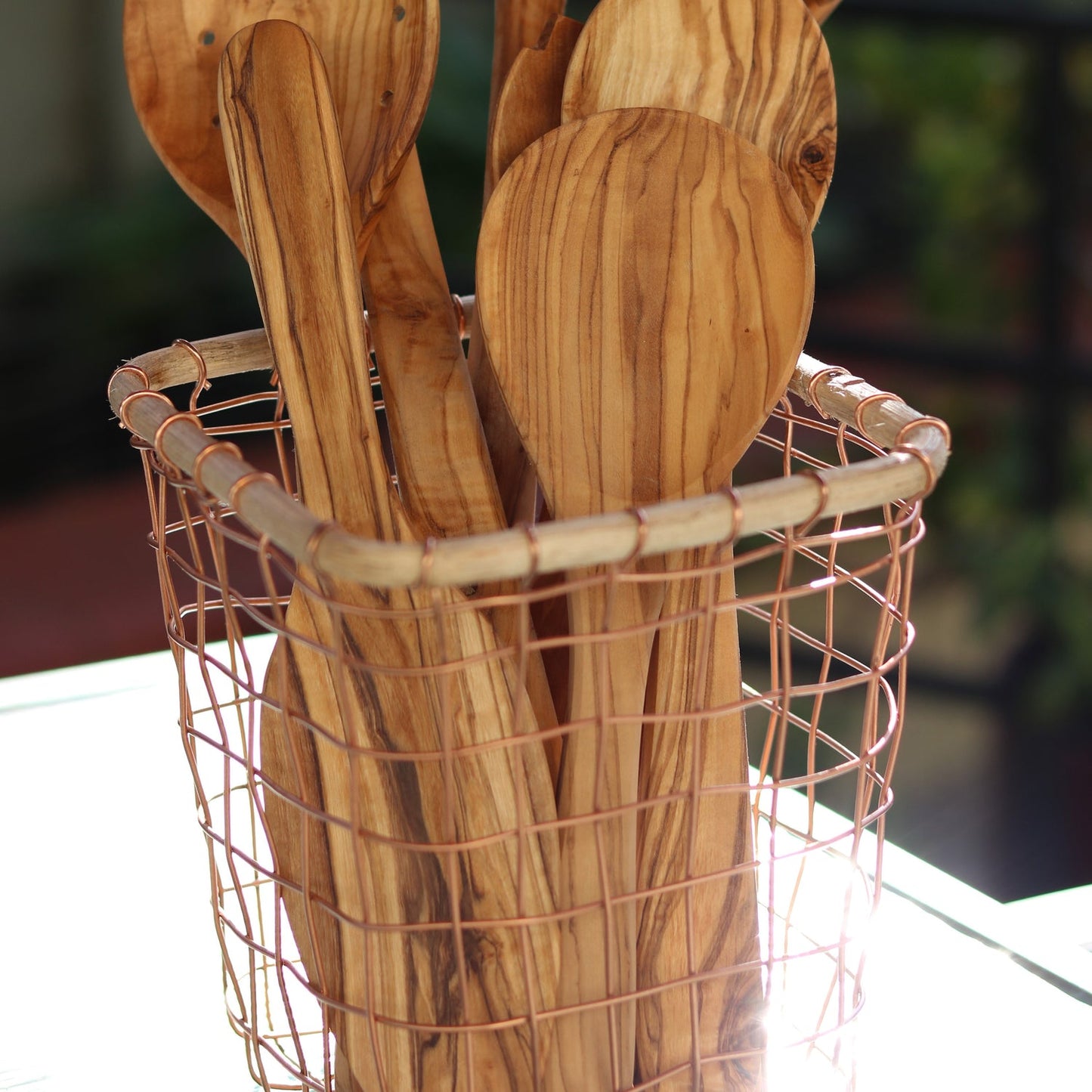 Olive Wood Serving Spoon